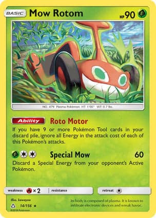 Carta Rotom Corte