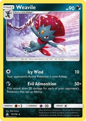 Carta Weavile