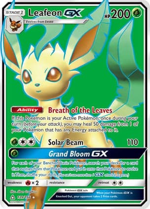 Carta Leafeon-GX