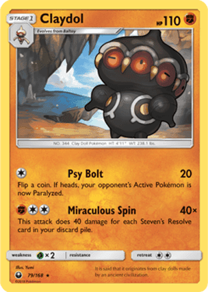 Carta Claydol