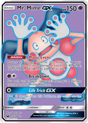 Carta Mr. Mime-GX