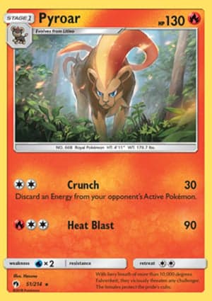 Carta Pyroar