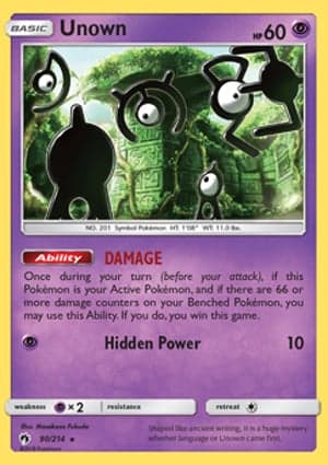 Carta Unown