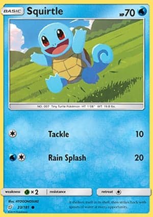 Carta Squirtle