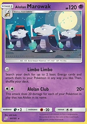 Carta Marowak de Alola