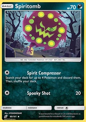 Carta Spiritomb