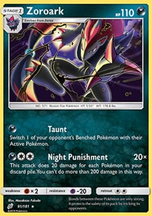 Carta Zoroark