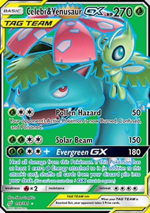 Carta Celebi e Venusaur-GXCelebi & Venusaur-GX