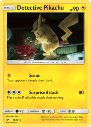Carta Detective Pikachu