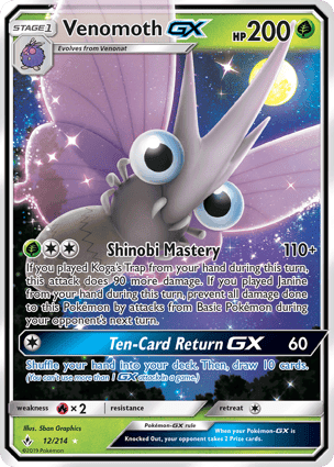 Carta Venomoth-GX