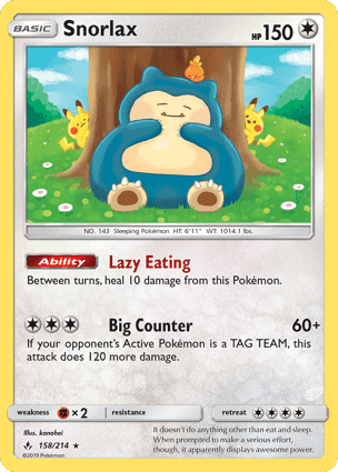 Carta Snorlax
