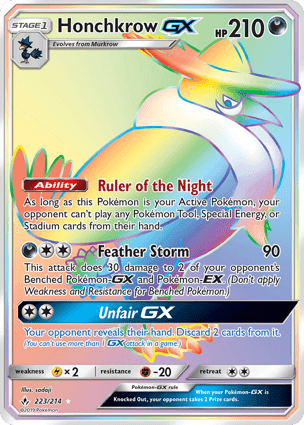 Carta Honchkrow-GX