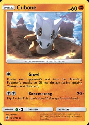 Carta Cubone
