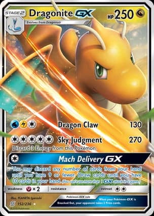Carta Dragonite-GX