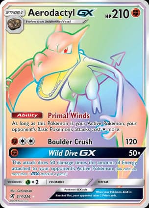Carta Aerodactyl-GX