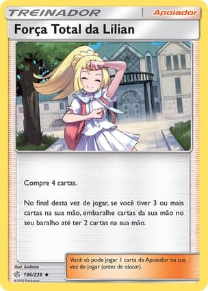 Carta Força Total da Lílian