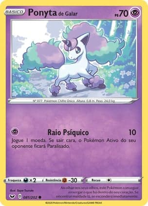 Carta Ponyta de Galar
