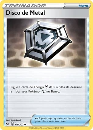 Carta Disco de Metal