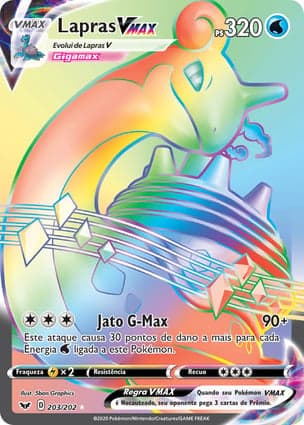Carta Lapras VMAX