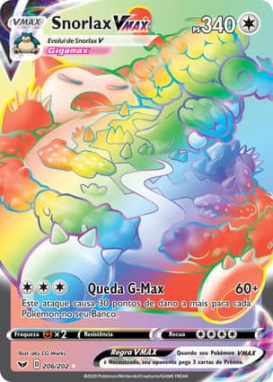 Carta Snorlax VMAX