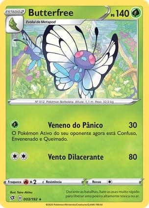 Carta Butterfree