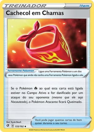Carta Cachecol em Chamas