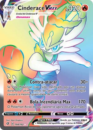 Carta Cinderace VMAX