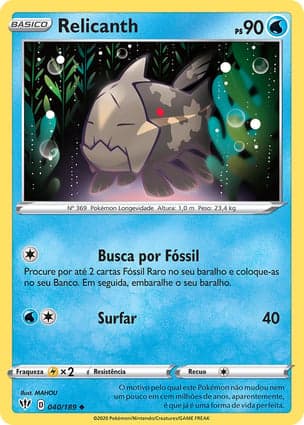 Carta Relicanth