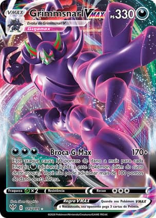 Carta Grimmsnarl VMAX