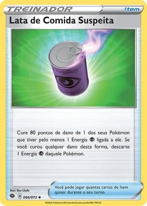 Carta Lata de Comida Suspeita
