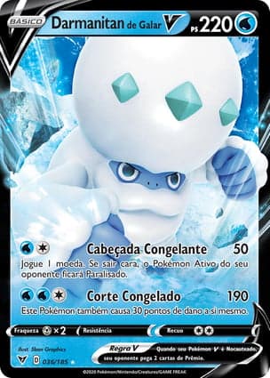 Carta Darmanitan de Galar VGalarian Darmanitan V