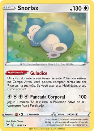 Carta Snorlax