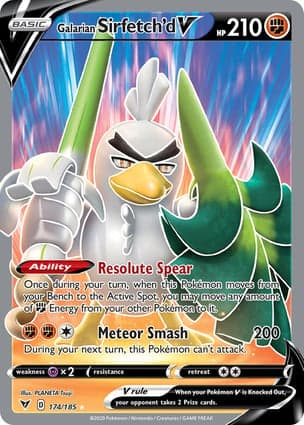 Carta Sirfetch'd de Galar VGalarian Sirfetch'd V