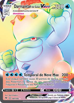 Carta Darmanitan de Galar VMAXGalarian Darmanitan VMAX