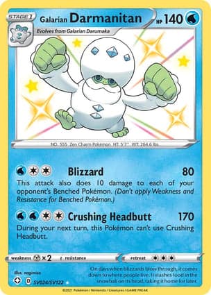 Carta Darmanitan de Galar