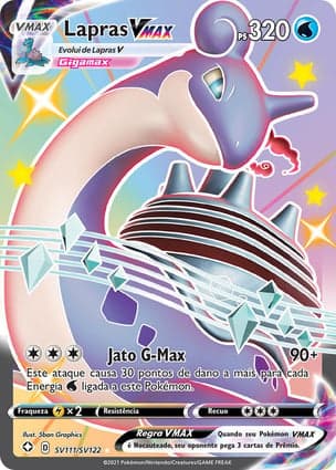 Carta Lapras VMAX