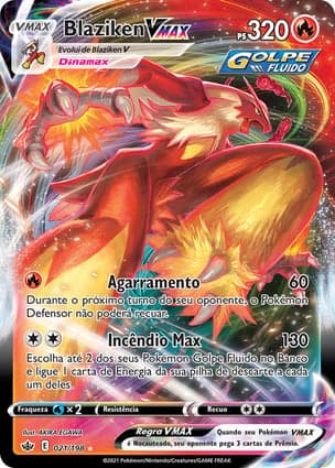 Carta Blaziken VMAX