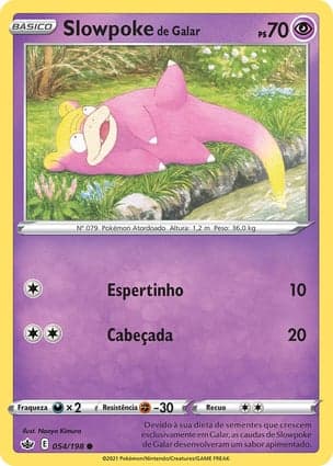 Carta Slowpoke de Galar