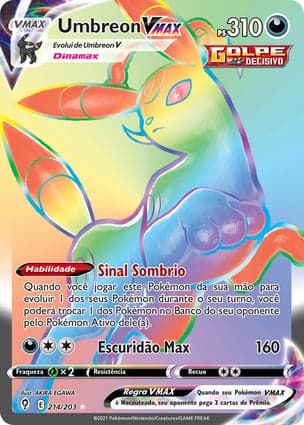Carta Umbreon VMAX