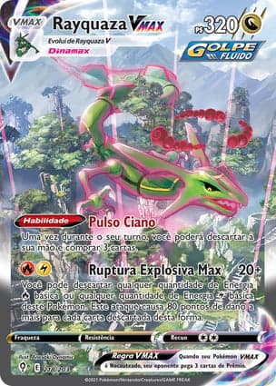 Carta Rayquaza VMAX