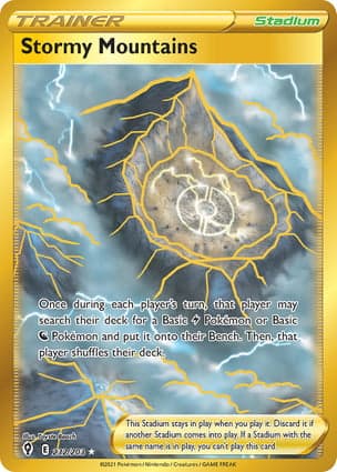 Carta Montanhas Tempestuosas
