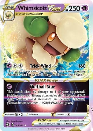 Carta Whimsicott V-ASTROWhimsicott VSTAR