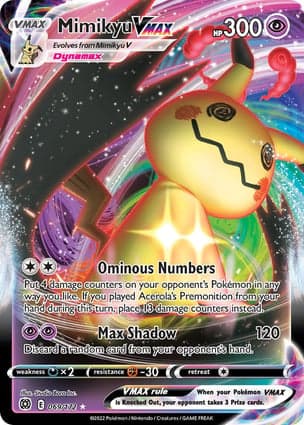 Carta Mimikyu VMAX