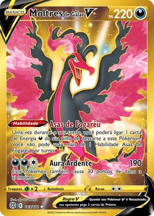 Carta Moltres de Galar VGalarian Moltres V (Secret)