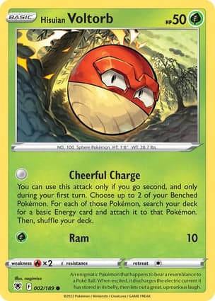 Carta Voltorb de Hisui