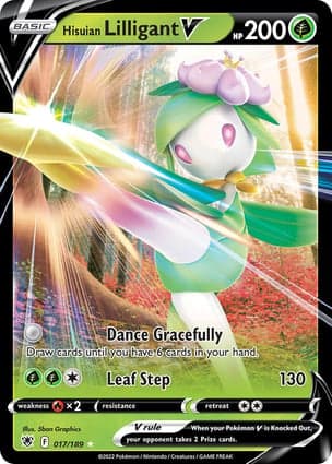 Carta Lilligant de Hisui VHisuian Lilligant V