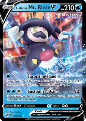 Carta Mr. Rime de Galar VGalarian Mr. Rime V