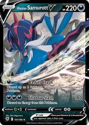 Carta Samurott de Hisui VHisuian Samurott V