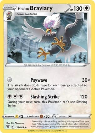 Carta Braviary de Hisui
