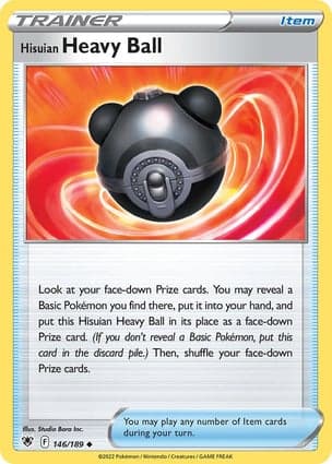 Carta Bola Pesada de Hisui